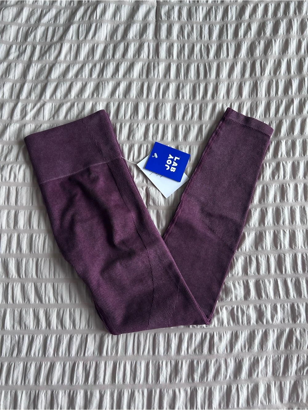 NWT Joy Lab Maroon High Rise Textured Leggings (M)